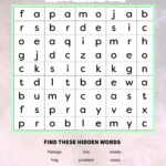 Pamoja Resources A4-23-Grade 1 word search